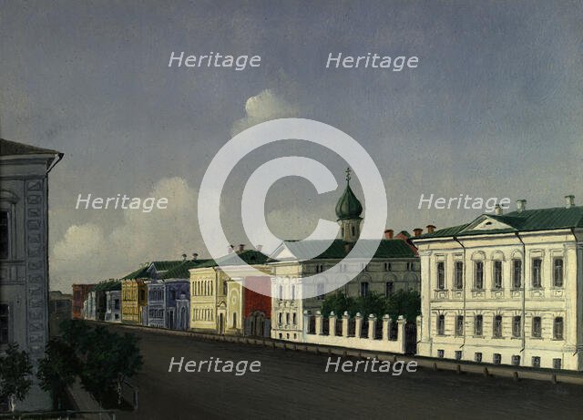 View of Dukhovskaya street, 1880-1897. Creator: Pavel Mikhailovich Kosharov.