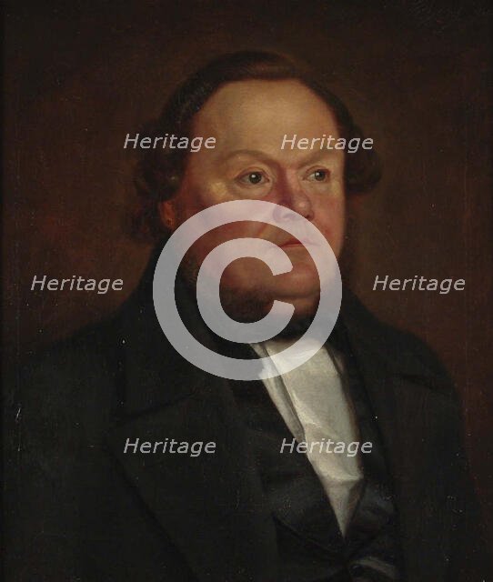 Portrait of the City Bailiff of Oulu, Jacob Forss, 1849. Creator: Oskar Nylander.