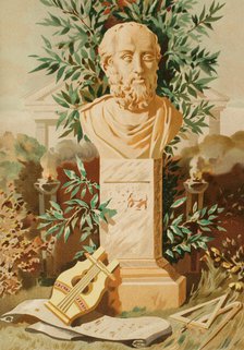 Plato, (428/427 BC-348/347 BC), Greek philosopher, 1882.  Creator: Unknown.