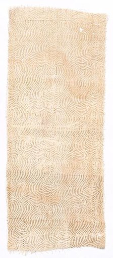 Fragment of Draped Garment worn by Members of the Court for Festive Occasions, 1700s. Creator: Unknown.