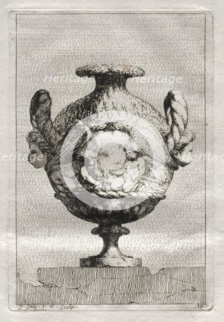 Suite of Vases: Plate 19, 1746. Creator: Jacques François Saly (French, 1717-1776).