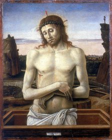 'Christ in the Tomb', 1460. Artist: Giovanni Bellini