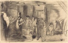 The Forge, 1861. Creator: James Abbott McNeill Whistler.