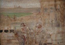 Sketch to "The Poisoned Well, 1903. Creator: Jacek Malczewski.