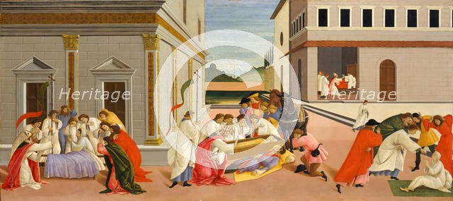 Three Miracles of Saint Zenobius, ca. 1500. Creator: Sandro Botticelli.