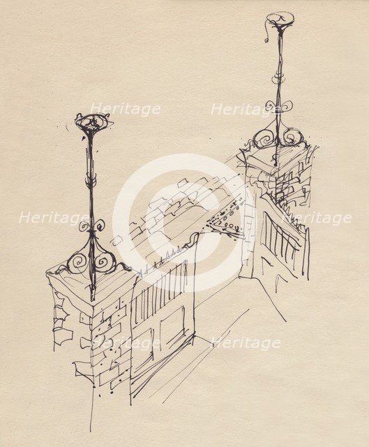 Double gate, c1950. Creator: Shirley Markham.