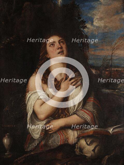 The Repentant Mary Magdalene, c. 1550. Creator: Titian (1488-1576).