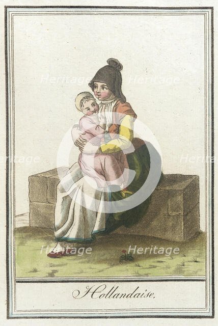 Costumes de Différents Pays, 'Hollandaise', c1797. Creators: Jacques Grasset de Saint-Sauveur, LF Labrousse.
