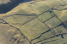 Earthwork remains of a probable Iron Age hut circle settlement near Conistone, North Yorkshire, 2024 Creator: Robyn Andrews.