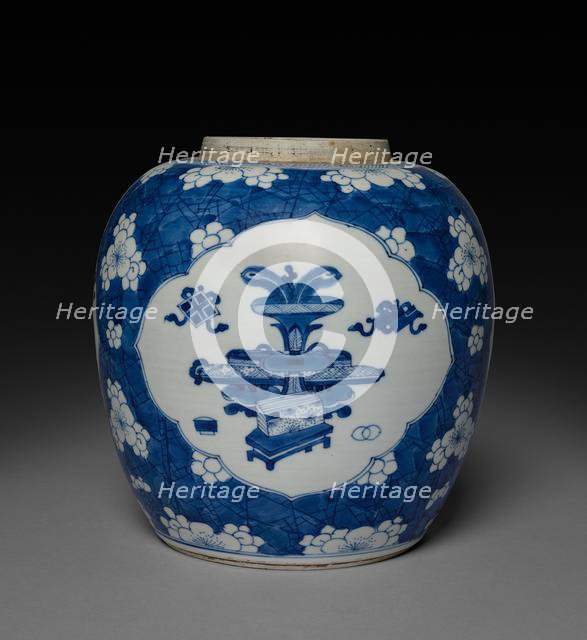 Ginger Jar, 1662-1722. Creator: Unknown.