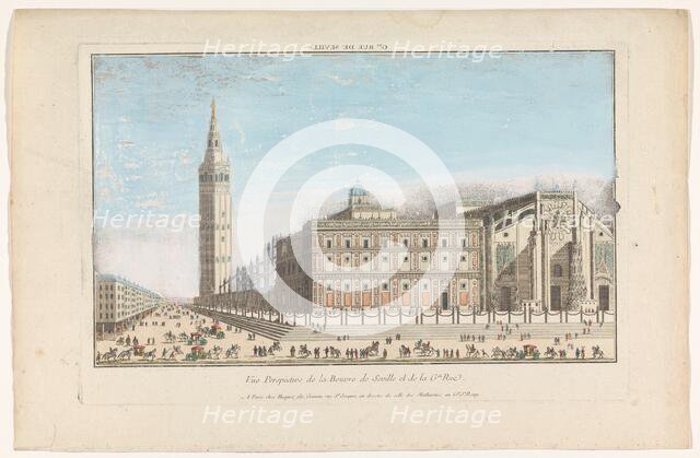 View of the Sevilla Cathedral, 1735-1805. Creator: Unknown.