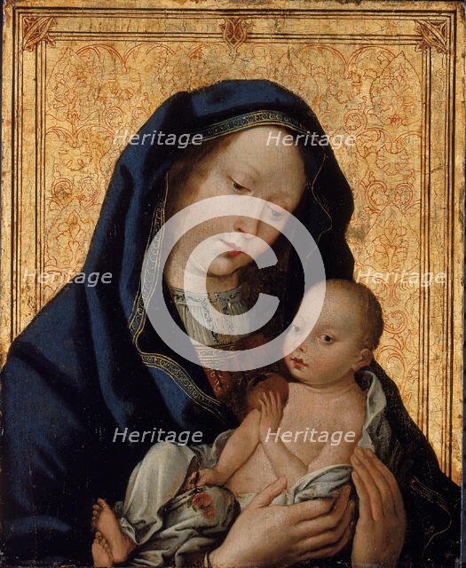 Virgin and Child with Apple, 15th century. Creator: Unknown.