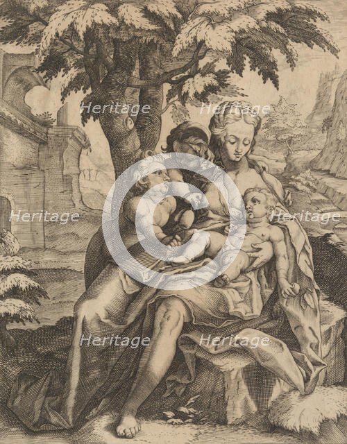 Charity. Creator: Goltzius School.