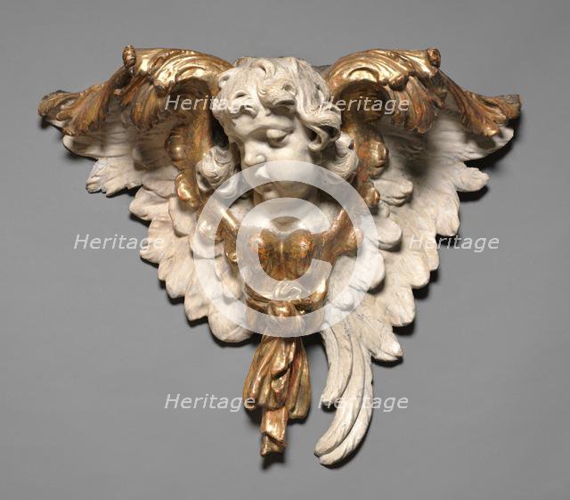Head of an Angel, c. 1750. Creator: Joseph Anton Feuchtmayer (German, 1696-1770).