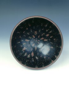Jian stoneware bowl of alms bowl shape, late Northern Song dynasty, China, early 12th century. Artist: Unknown