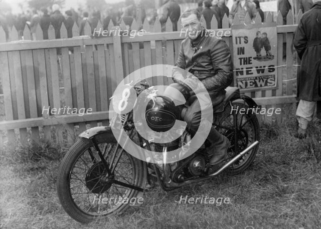 OEC, Simcock 1933 Senior Isle of Man T.T.. Creator: Unknown.