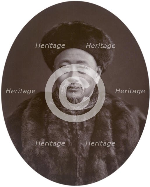 Kuo Sung-Tao, first Chinese envoy to Great Britain, 1880. Creator: Lock & Whitfield.