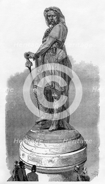 Vercingetorix Memorial at Alesia, near Dijon, France, 1882-1884. Artist: Unknown
