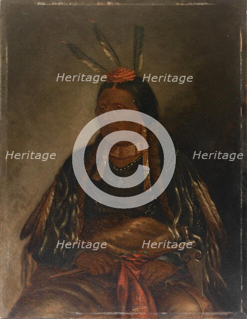 Che-tan-ce-ta (Yellow Hawk), ca. 1887. Creator: Antonio Zeno Shindler.