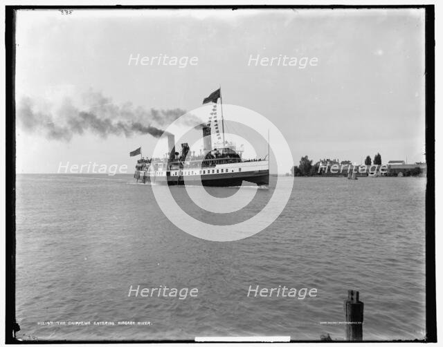 The Chippewa entering Niagara River, c1900. Creator: Unknown.