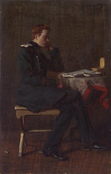 Portrait of Andrei Igelström, 1882. Creator: Kirill Lemokh.