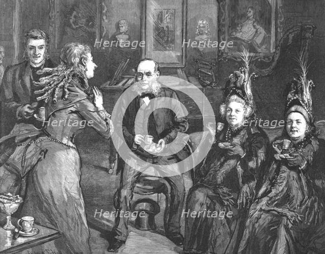 ''That Unfortunate Marriage, by Francis Eleanor Trollope, "I'm so sadly absent minded,"said Mrs Simp Creator: Sydney Prior Hall.