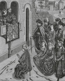 How Heraclius turned the Jews out of Jerusalem, 135 AD, (15th century), (1878).  Creator: Unknown.