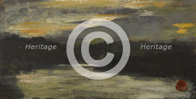 Effet de ciel sur une rivière. Creator: Jean-Baptiste Carpeaux.