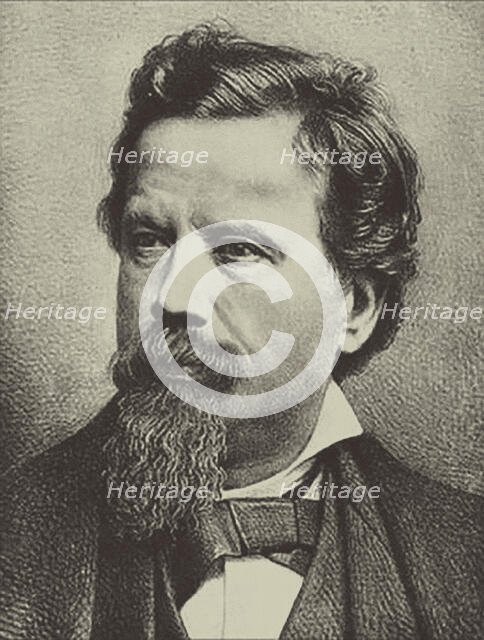 Portrait of the Composer Amilcare Ponchielli (1834-1886). Creator: Anonymous.