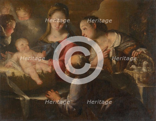 Holy Family, about 1690. Creator: Antonio Balestra
.