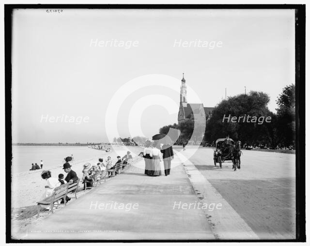 Lake Shore Drive, Jackson Park, Chicago, Ill., c1907. Creator: Unknown.