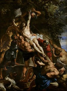 The Raising of the Cross (Triptych, Central Panel), c. 1610. Creator: Rubens, Pieter Paul (1577-1640).