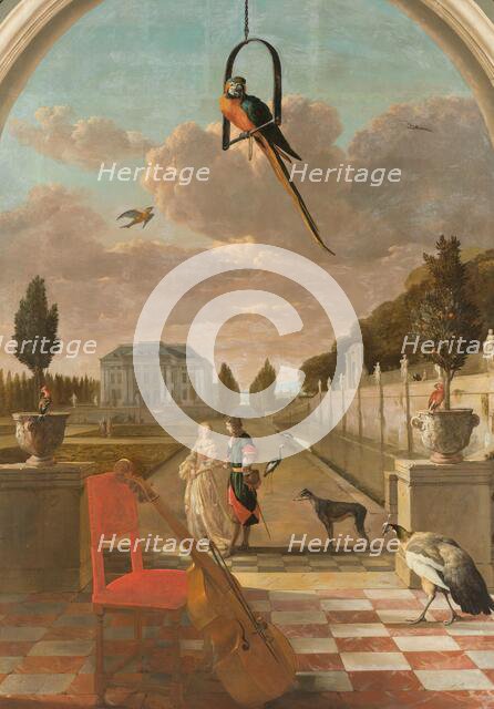 Park with Country House, 1670-1719. Creator: Jan Weenix.