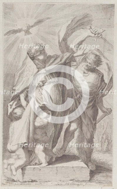 Allegory of the church, 1652-1711. Creator: Johann Jakob Thurneysen the Elder.