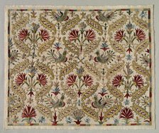 Fragment of a Skirt Border, 1700s. Creator: Unknown.