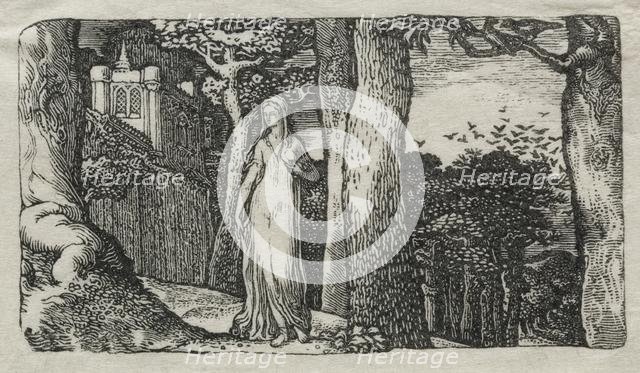 The Lady and the Rooks, 1829. Creator: Edward Calvert (British, 1799-1883).