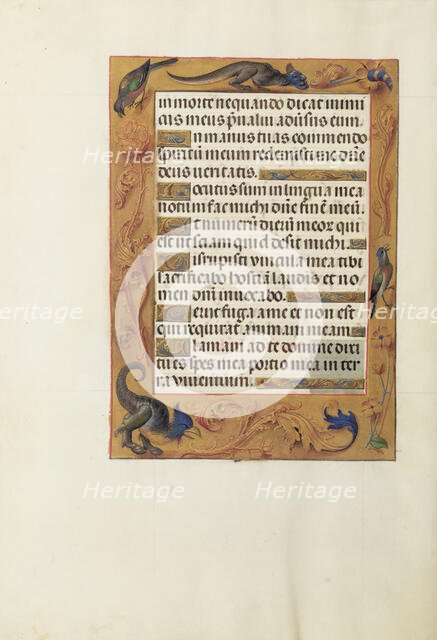 Decorated Text Page; Spinola Hours, about 1510-1520. Creator: Unknown.