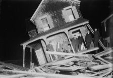 Seabright - Wrecked cottage, 1914. Creator: Bain News Service.