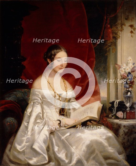 Portrait of Princess Maria Ivanovna Kochubey, née Baryatinskaya (1818-1843), 1840s. Artist: Robertson, Christina (1796-1854)