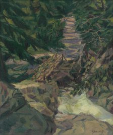 Mountain-Stream in the Tatras, around 1939. Creator: Gustav Mally.