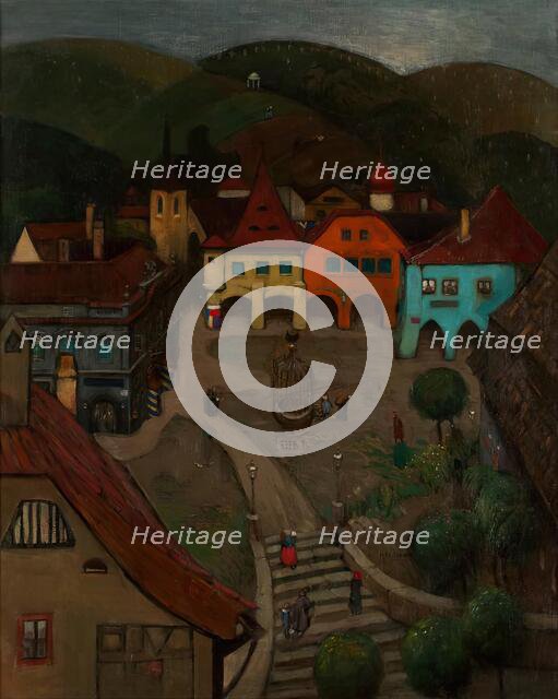 Small city, 1903. Creator: Richard Teschner.