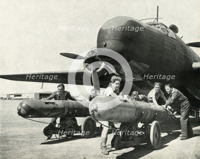 'An aircraft which could carry torpedoes over many hundreds of miles', c1942-1943, (1945). Creator: Unknown.