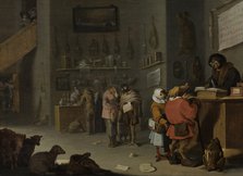 ''Who sues for a cow'', 1629. Artist: Saftleven, Cornelis Hermansz. (ca. 1607-1681)