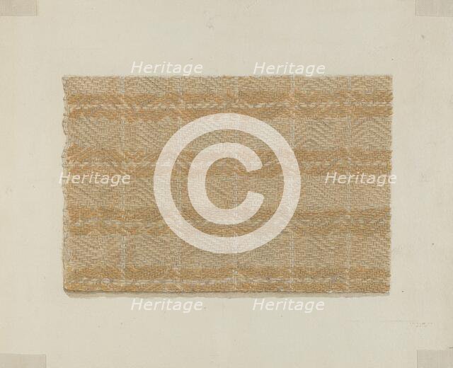 Shaker Bedspread, 1935/1942. Creator: George Constantine.