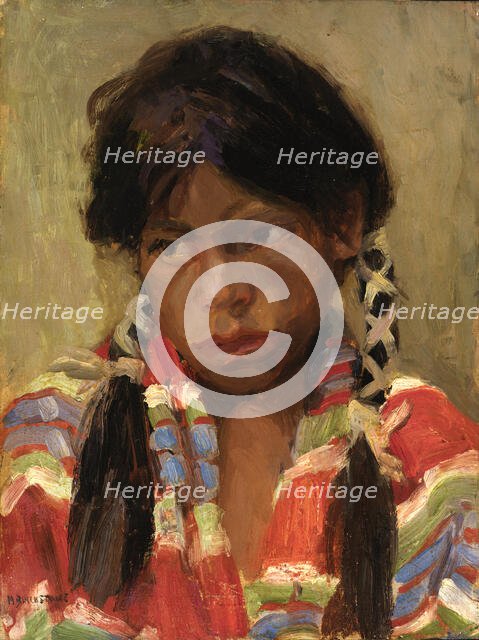 Indian Boy (Joe Archelita), 1918. Creator: Harriet Blackstone.