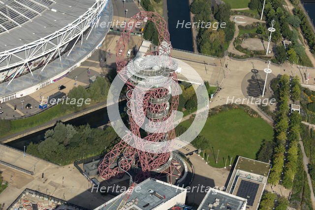 The ArcelorMittal Orbit, formerly known as the Orbit Tower, Stratford, London, 2021. Creator: Damian Grady.