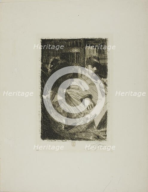 Reading (Mr. and Mrs. Ch. Deering), 1893. Creator: Anders Leonard Zorn.