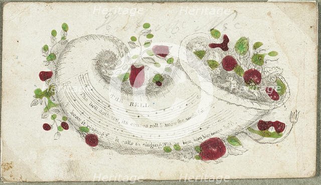 The Bell (valentine), c.1830. Creator: Unknown.