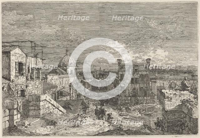 Imaginary View of Venice, 1741. Creator: Canaletto.
