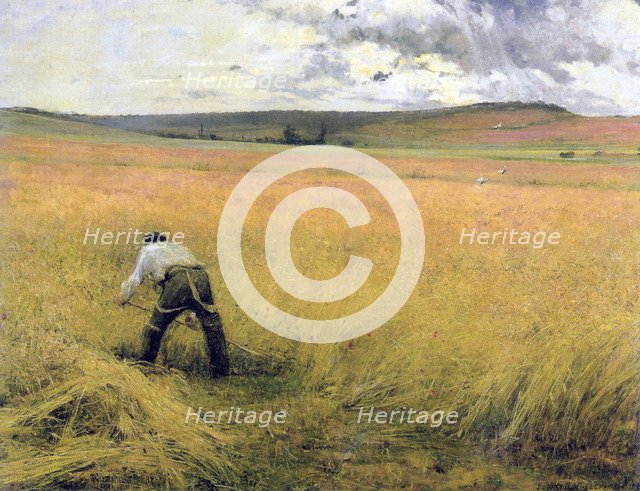 'The Ripened Wheat', 1880.  Artist: Jules Bastien-Lepage